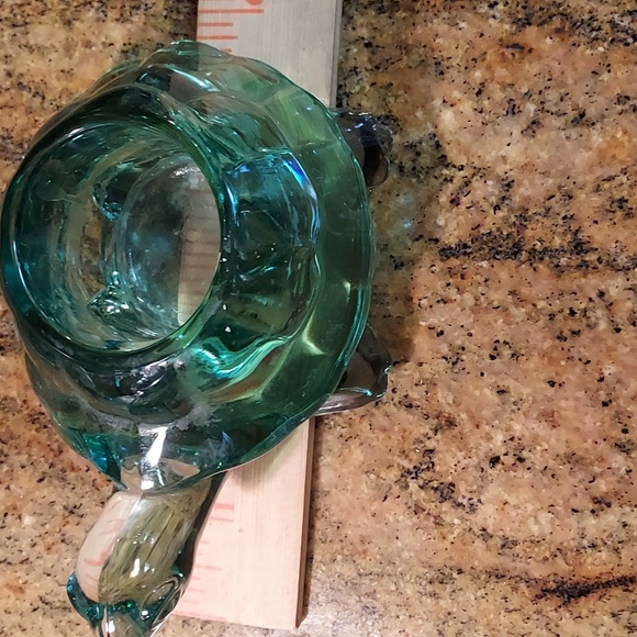 Vintage Green Turtle Votive Candle Holder - Picture 4 of 5